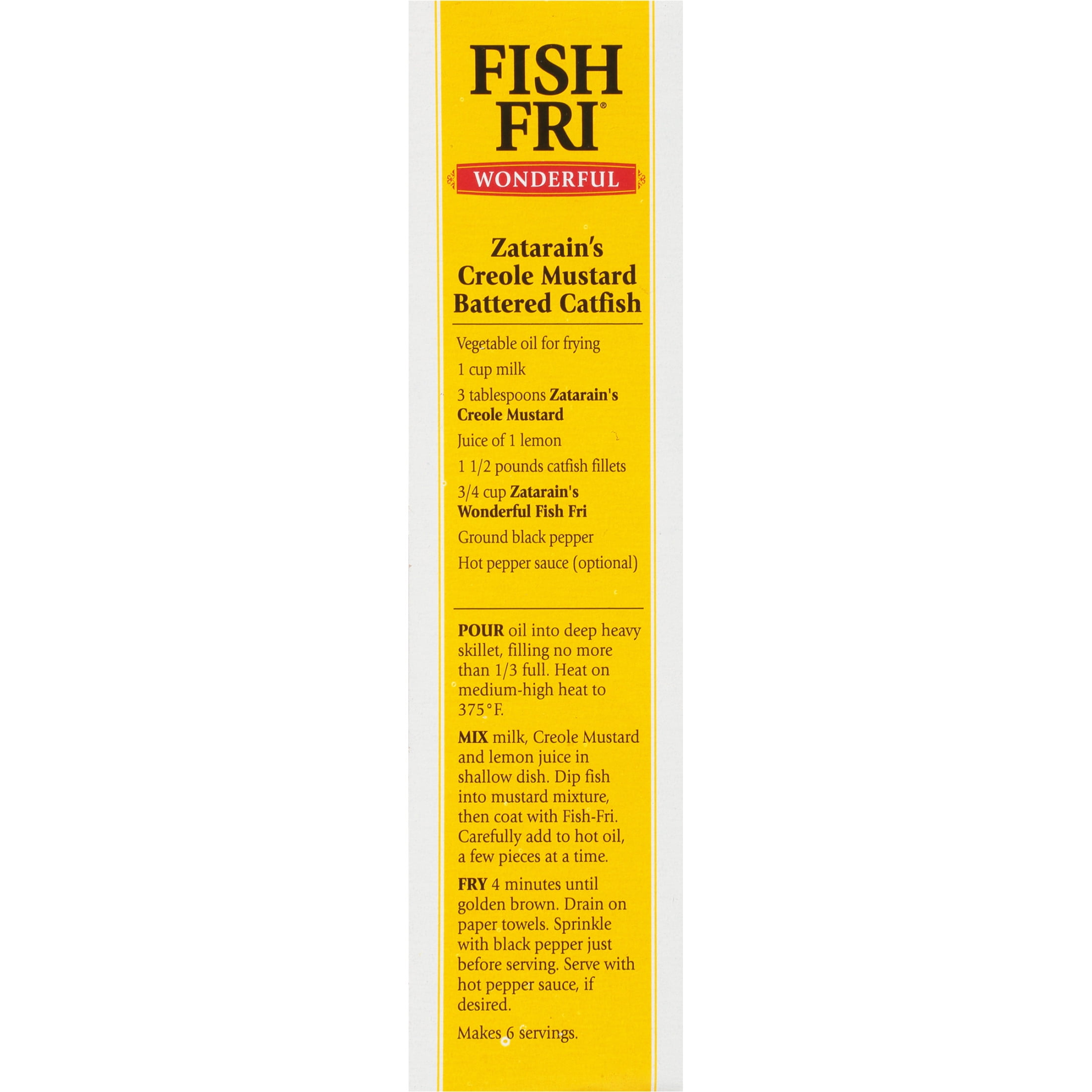 Zatarain's Wonderful Fish Fri, 24.0 oz Box