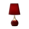 thumbnail image 1 of 23" Modern Red Touch Lamp, 1 of 1