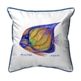 thumbnail image 1 of Betsy Drake SN677 Coussin Intérieur & Extérieur Petit Poisson-Ange Anneau Bleu 12 x 12 Po, 1 of 1