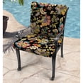 thumbnail image 3 of Jordan Manufacturing 44" x 22" Rectangular Outdoor Chair Cushion with Ties and Hanger Loop, 3 of 15