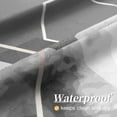 thumbnail image 3 of Grey Modern Shower Curtain for Bathroom, Gray Geometric Art Decor Waterproof Bath Curtain, Abstract Fabric Shower Curtain Sets for Home Decor, 72x72 Inch, 3 of 6