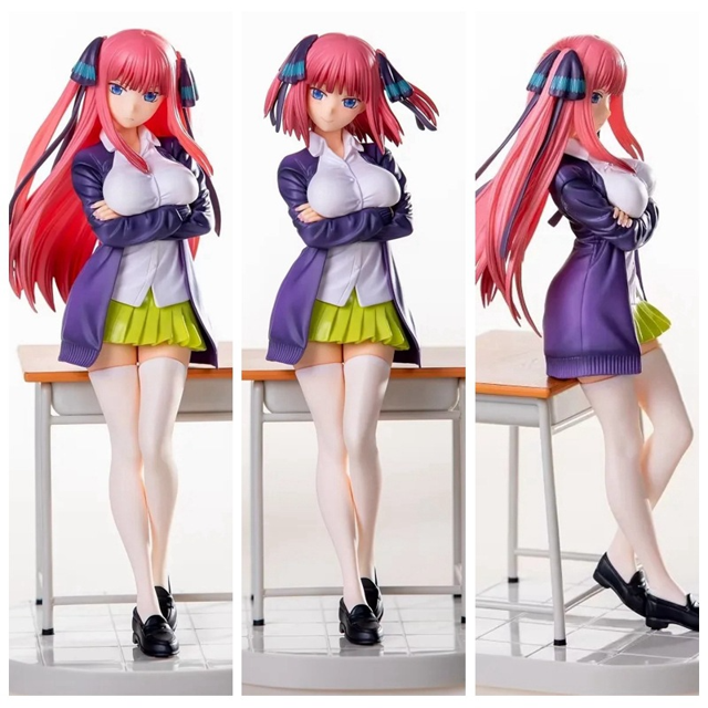 2025 Kotobukiya The Quintessential Quintuplets Figura de acción PVC modelo coleccionable de Miku, Nakano, Nakano, Nino, Gotoubun y Hanayome