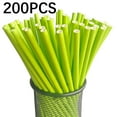 thumbnail image 1 of NARABB 200pc Disposable Paper Straws for Beverage Party Dessert Decoration, 1 of 1