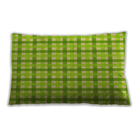 Ahgly Company Outdoor Rectangular Contemporary Lumbar Throw Pillow, 13 inch by 19 inch