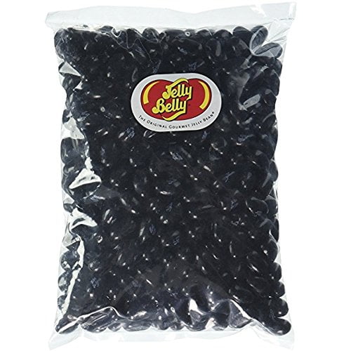 Jelly Belly Black Jelly Beans, Licorice, 1 Pound