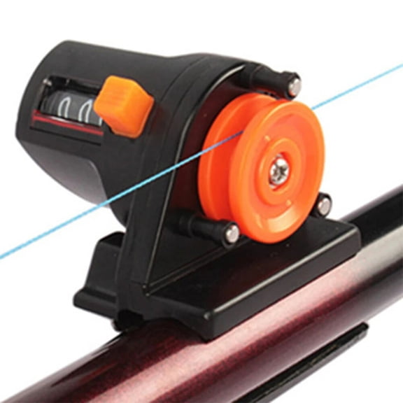 Fish Finder Wire Gauge 0-999M Portable Meter Length Counter Tool Tackle Fishing Line Depth Counter Digital Display Length Gauge