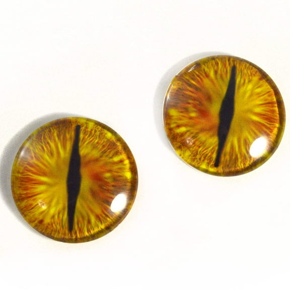 Golden Dragon Glass Eyes