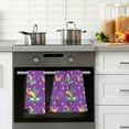 thumbnail image 5 of GZHJMY Mardi Gras Cotton Hand Towels, 2 Pack Absorbent Bath Towel Decorative Fingertip Towels for Bathroom Gym Spa Hotel Beach Swimming Pool,16"x 28", 5 of 7