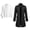 Q32 Black, variant on Boys Gothic Victorian Tailcoat Jacket Long Sleeve Stand Collar Steampunk Costume Coat with Decorative Buttons Vintage formal Festival Party Clothing