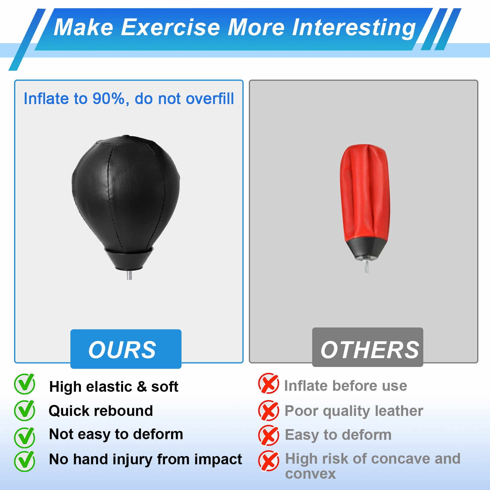 ZHAO Punching Bag for Adults Height Adjustable Kickboxing Bags Speed Ball Speed Bag Boxing Equipment Floor Punching Bag for Fitness Training welcoming
