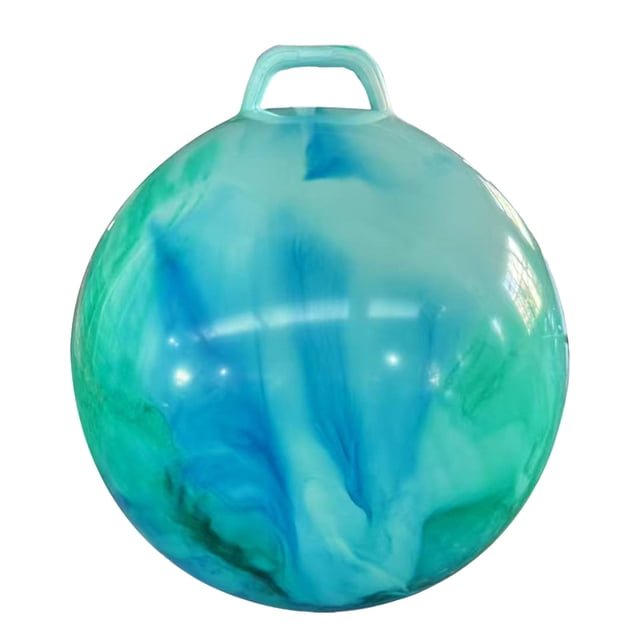 Bewildely Pelotas saltarinas para el desarrollo físico activo de los niños: mejora del equilibrio mediante el rebote enérgico. Juegos de césped verde azul