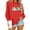 Red, variant on Christmas Tree Sweatshirts Women Pine Tree Print Shirts Nature Lover Gift Casual Tee Long Sleeve Xmas Pullover