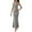 Grey, variant on MIXUE Summer Dresses for Women Solid Color Round Neck Sleeveless Fashion Gown Maxi Dress Outwear,Gray,M