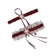 thumbnail image 2 of Thigh Garters For Women Elegant Bridal Garters And White For Wedding Ceremony About 17 X 5 X 0.5Cm 1 Pair, 2 of 3