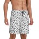 thumbnail image 2 of Balery Nautical Themed Simple Anchors Pantalones cortos de pijama de punto de algodón para hombre con cinturilla y bolsillos-3X-Large, 2 of 6