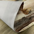 thumbnail image 5 of Ambesonne Beige Place Mats Set of 4, Wild Leopard, Standard Size, Beige and Brown, 5 of 6