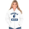 thumbnail image 3 of Smurfs Trouble Maker Gargamel Funny Zip Up Hoodie Men's Women's Brisco Brands S, 3 of 6
