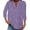 Light Purple, variant on Lixiuxyad Short Sleeve Solid Color Stand Collar Button Up Shirt With Pocket For Women Casual Summer,Beige L