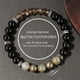 thumbnail image 4 of Pulsera para hombre y mujer con cuentas elásticas de cristal negro, joya con energía positiva para uso diario, 4 of 7