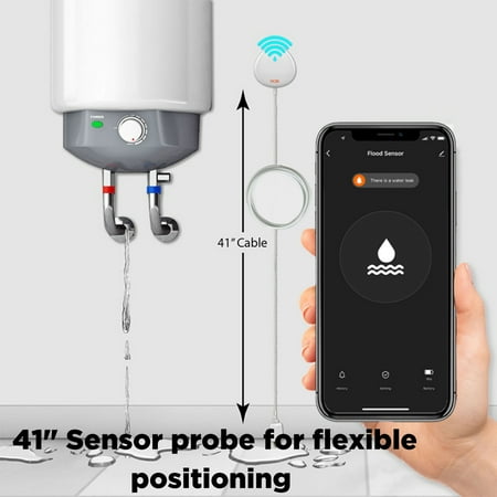 MOBI - Smart WIFI Water Leak Sensor - White