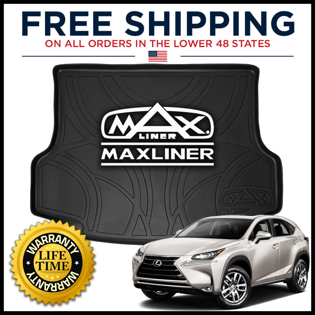 HEAVY DUTY CAR BOOT LINER COVER PROTECTOR MAT  FOR LEXUS NX300H