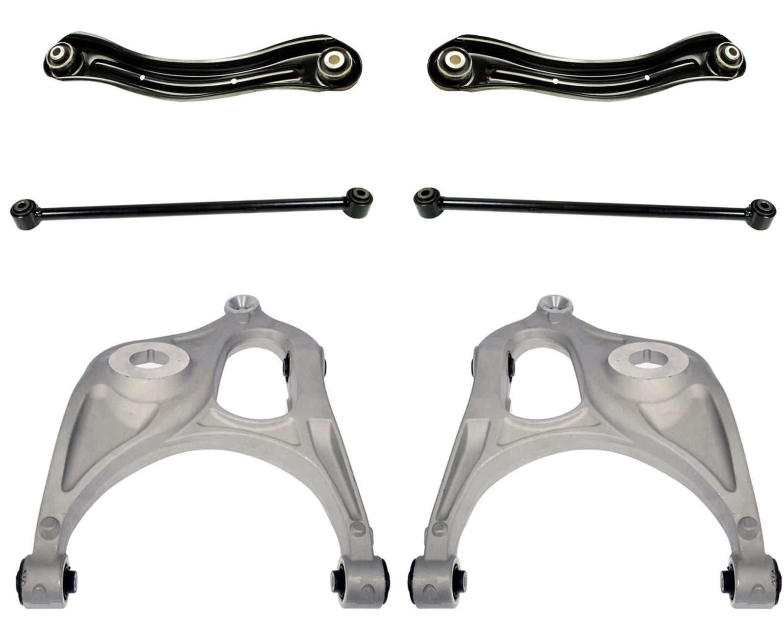 Rear Shocks Upper & Lower Control Arms Fits 2011-2020 Jeep Grand Cherokee