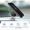 thumbnail image 4 of GFDYREE 2 PCS Magnetic Phone Mount, Super Strong Magnet Car Magnetic Phone Holder, 360° Rotation Dashboard car Mount Fits iPhone (Silver), 4 of 6