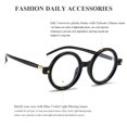 thumbnail image 3 of Gafas Blue Light Gleyemor Retro Round para hombre y mujer, 3 of 7