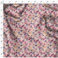 thumbnail image 4 of Soimoi Abstract Printed, Poly Canvas Fabric, Decor Sewing Fabric by The Yard 56 Inch Wide,Decorative Fabric for Curtains Tote Bags, Rose Pink, 4 of 6