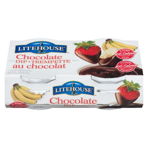 Litehouse Chocolate Yogurt Dip 6pk Walmart.ca