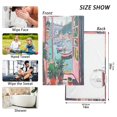 thumbnail image 6 of Yayeee 2 Pack Hand Towels for Bathroom 100% Cotton 16" x 28" Soft Absorbent Kitchen Towel, Pink Door, 6 of 7