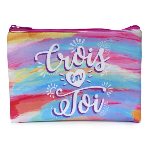 Pen+Gear EVA Pencil Pouch with Believe in Yourself Design