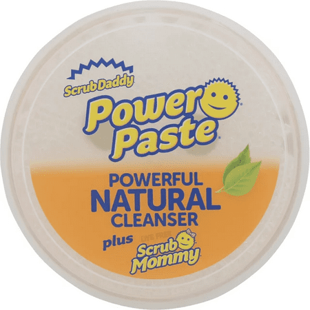 Scrub Daddy PowerPaste All Purpose Cleaning Paste Kit, All-Natural Cleanser + Scrub Mommy, 1 Ct