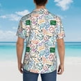 thumbnail image 6 of Fotbe Back To School Hawaiian Shirt for Men Unisex Summer Beach Casual Short Sleeve Cotton Linen Button Down Shirts-3X-Large, 6 of 9
