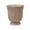 Brown, variant on My Texas House Brown Ceramic Urn Planter Pot with Elegant Dot Pattern, 8 inch