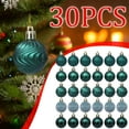 thumbnail image 2 of Christmas Ornaments Christmas Balls 30PCS 1.5in Christmas Balls Ornaments For Xmas Tree Shatterproof Christmas ornaments, 2 of 8