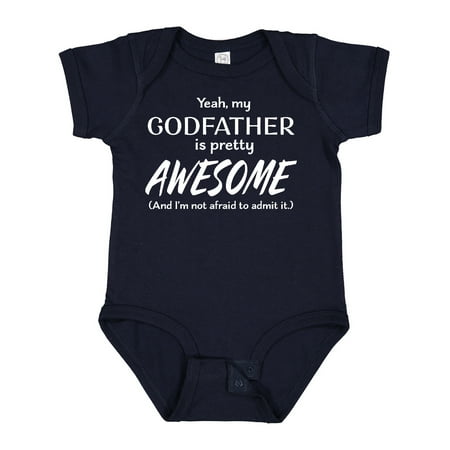 

Inktastic Yeah My Godfather is Pretty Awesome Gift Baby Boy or Baby Girl Bodysuit