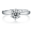 thumbnail image 1 of Anillo De Compromiso Mujer Modelo Plata, 1 of 4