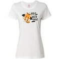 thumbnail image 3 of Inktastic Halloween Hugs with Cute Vampire Cat Bat Women's T-Shirt, 3 of 5