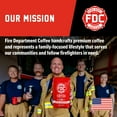 thumbnail image 2 of Fire Department Coffee Cinnamon French Toast Medium Roast Premium Whole Bean Coffee, 12 oz, 2 of 7