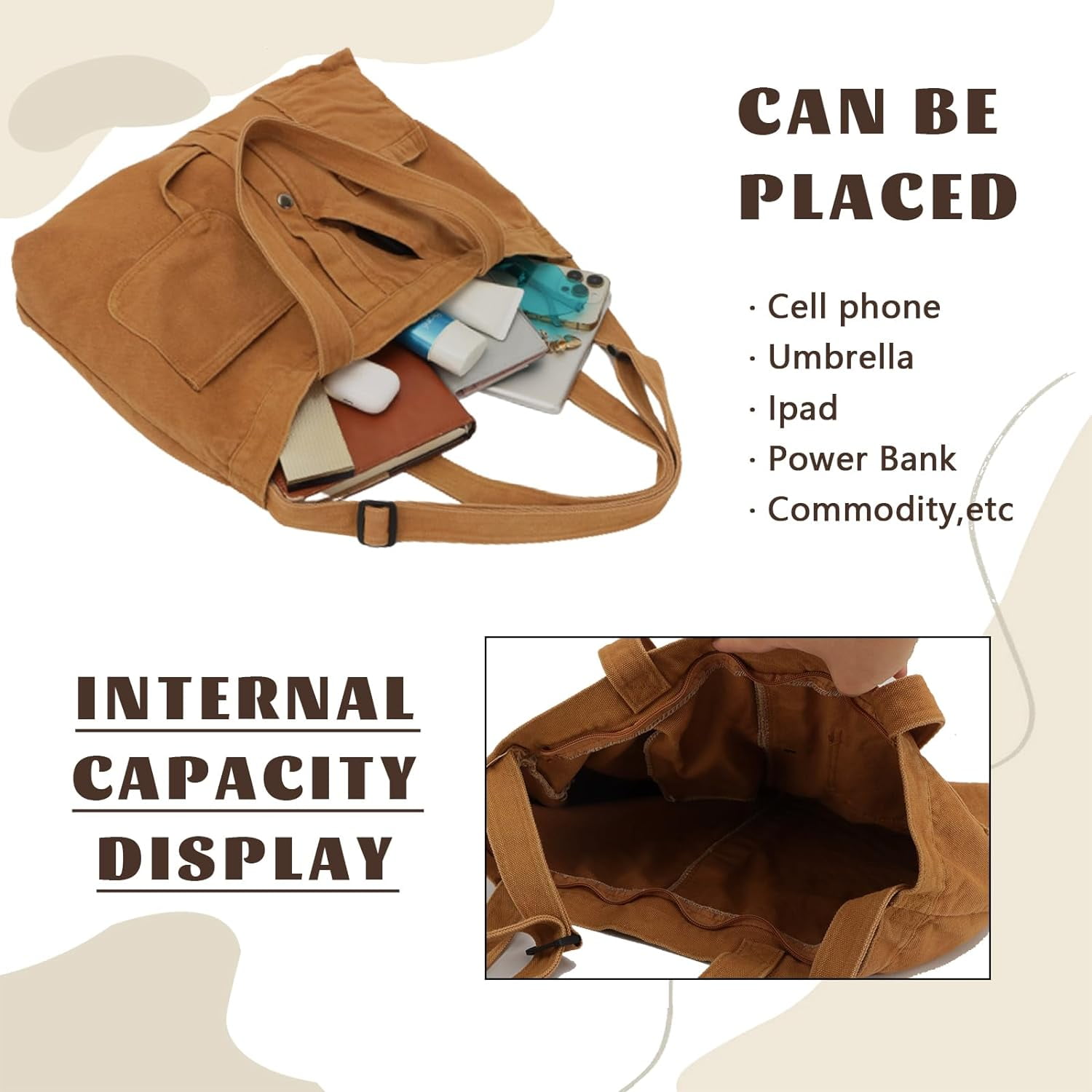 Soft Denim Handbag for Women Casual Hobo Tote Bag Retro Crossbody Bag Large Capacity Denim Purses