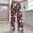 thumbnail image 2 of Basketball Football Pajama Pants Loose Pajamas Female Breathable Home Trousers Leisure Sleeping Pants Large Size, 2 of 6