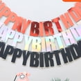 thumbnail image 2 of CCOCC Happy Birthday Banner,Stunning Laser Shine Birthday Celebration Bannerm,Long-Lasting Premium Fabric Convenient Hanging Design Birthday Banner Decoration,Gold,8.43*6.3In, 2 of 4