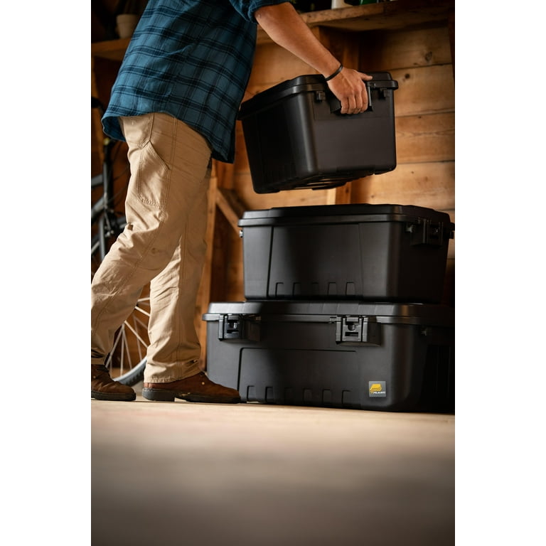 Plano Sportsman's Trunk, OD Green, 17-Gallon Lockable Storage Box