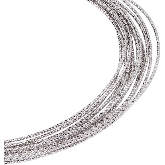 17 Gauge Twist Jewelry Wire 16Ft Platinum Copper Wire Textured Crafting Beading Wire Half Hard 1.2mm Wire