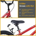 thumbnail image 6 of Royalbaby Freestyle 18" Kids Bicycle for Boys Girls, Ages 6-9 Years, Red, 6 of 9