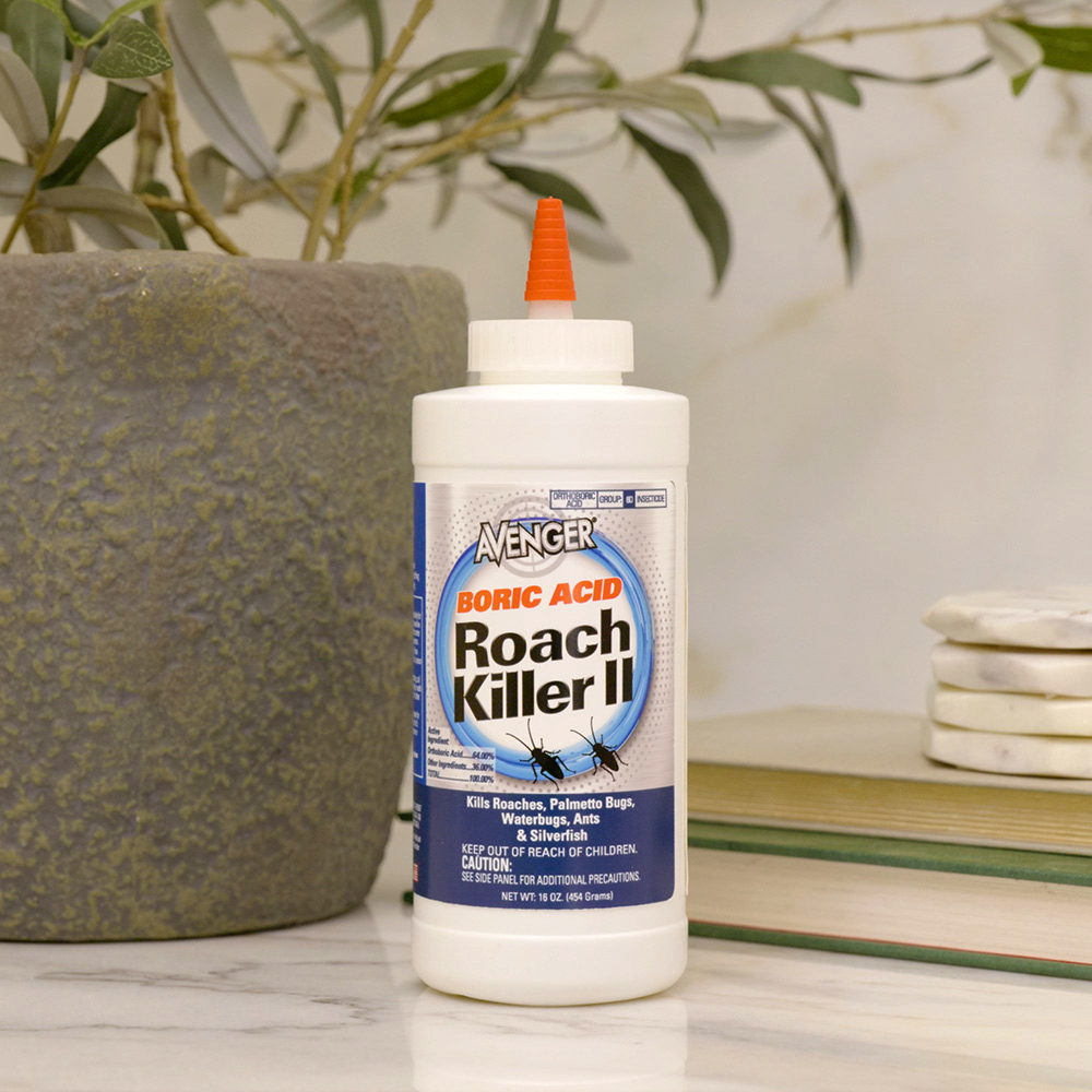 Avenger Boric Acid Roach Killer II Powder Neutral pH Case Of 12 - Thumbnail 4