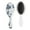 White-277, variant on Geometric Abstraction Hair Brush with Bohemian Style Artistic Paddle, Soft Bristles for Wet/Dry Hair