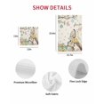 thumbnail image 7 of Beige Easter Bunny Kitchen Dish Towels for Drying Dishes Set of 2, Spring Easter Eggs Floral Rustic Burlap Waffle Weave Microfiber Hand Tea Bathroom Towels Quick Dry & Absorbent Towel 15.7x23.6, 7 of 7
