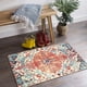 thumbnail image 2 of Area Rug Lahome, medallón floral bohemio, 60 x 90 cm, lana sintética, 2 of 9